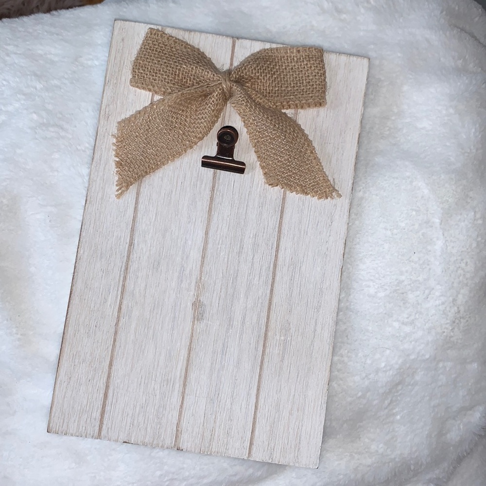 Stand up or hanging picture holder